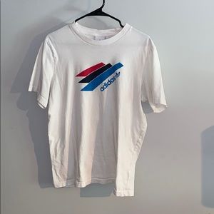 White adidas tee
